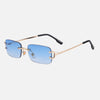 Blue lenses / Golden frame