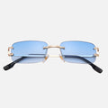 Olivia – Unisex Glasses – Brown lenses / Golden frame