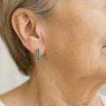 Earrings of Emerald and Diamonds in Gold – Ruby