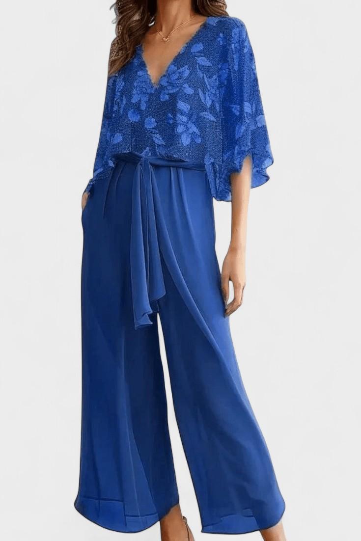 Pernille – Textured set – Navy Blue / S
