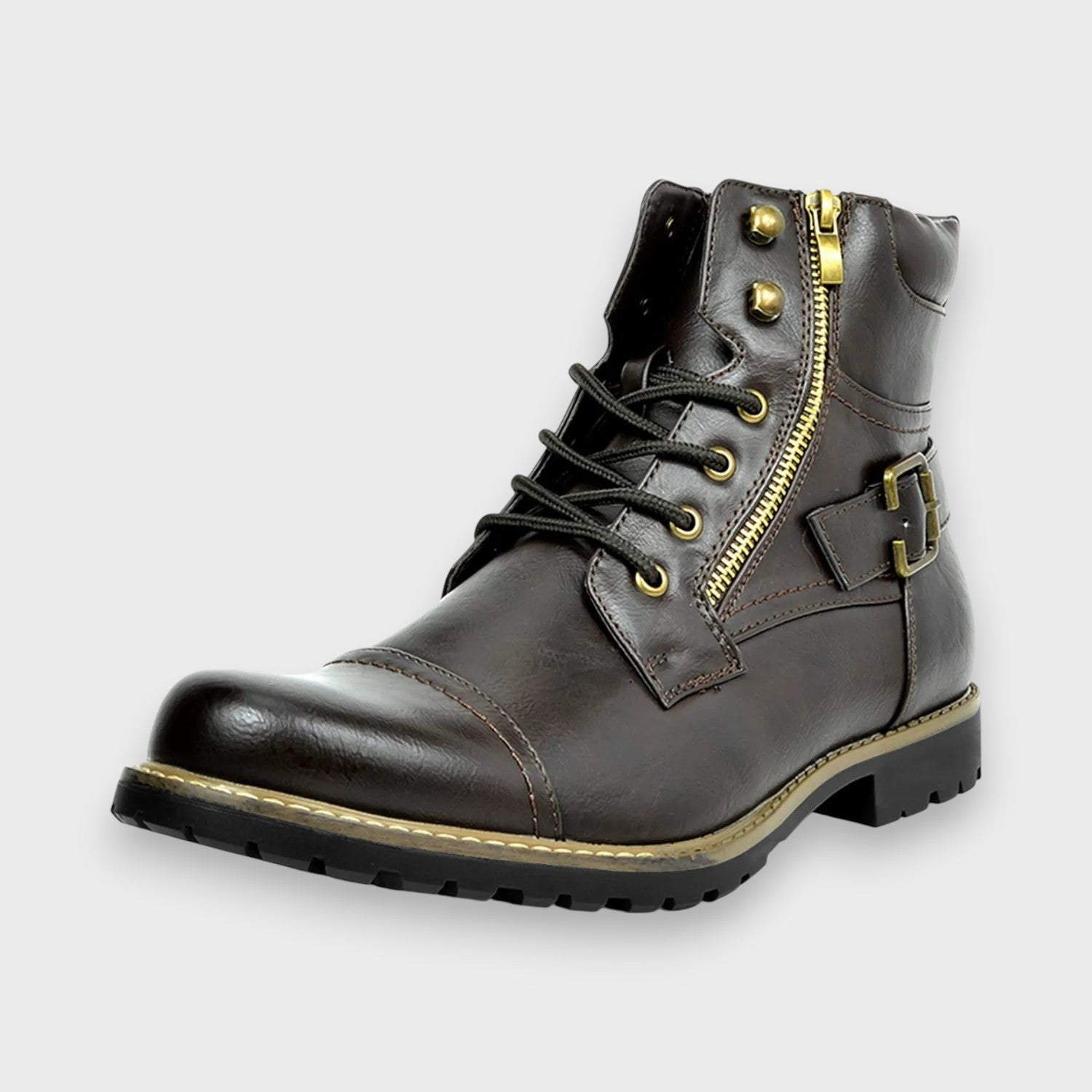 Phoenix – Lace-up Boots – Dark Brown / 39