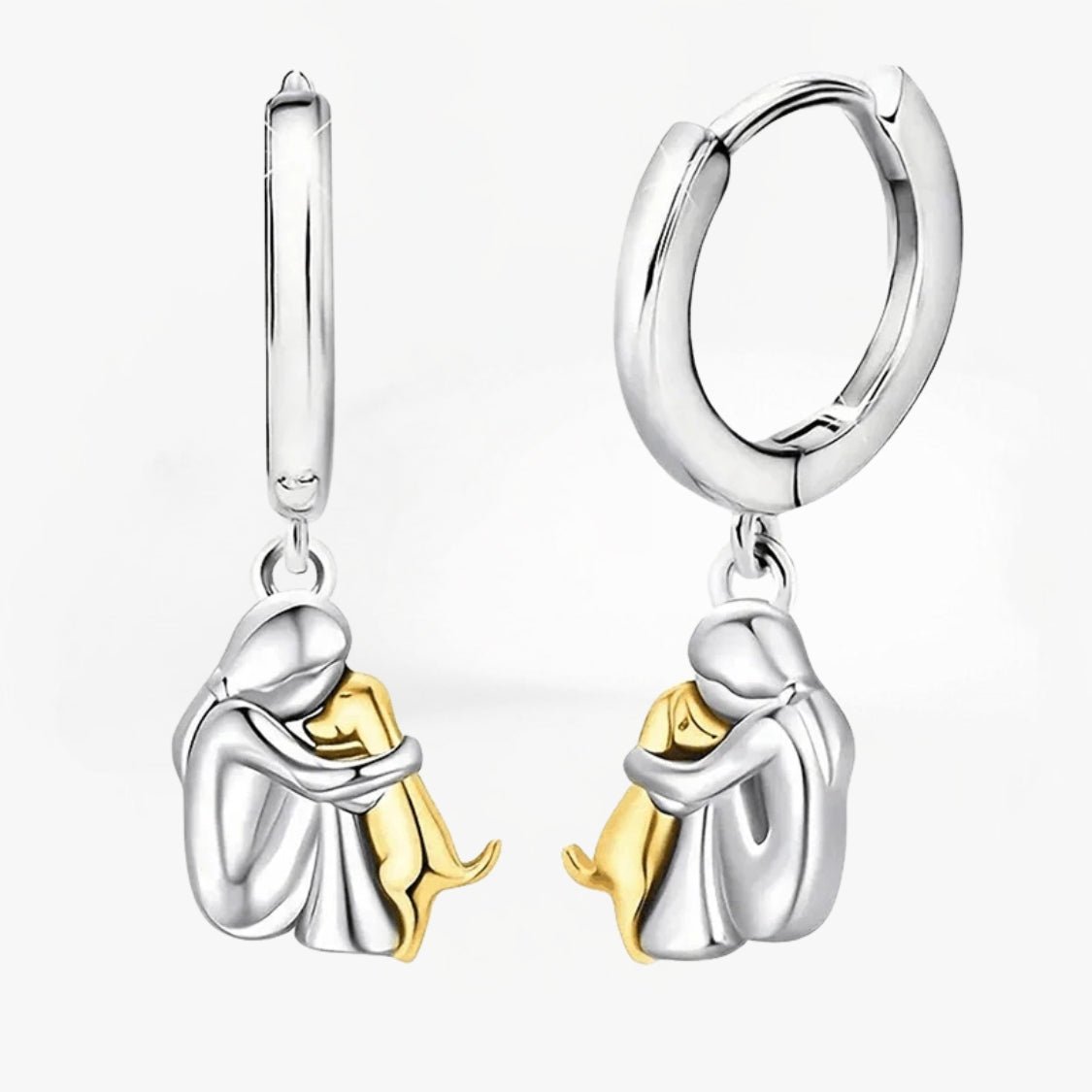 Polibková symbolic earring – Gold and Silver