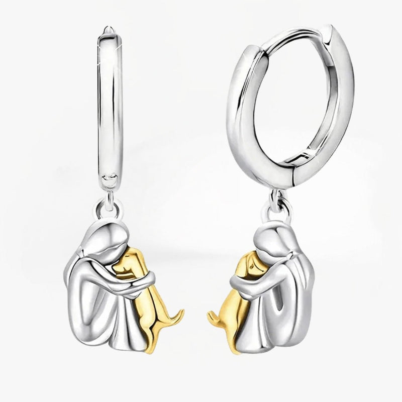 Polibková symbolic earring – Gold and Silver