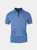 Rasmus – Régis Quarter-Zip Polo – Black / S