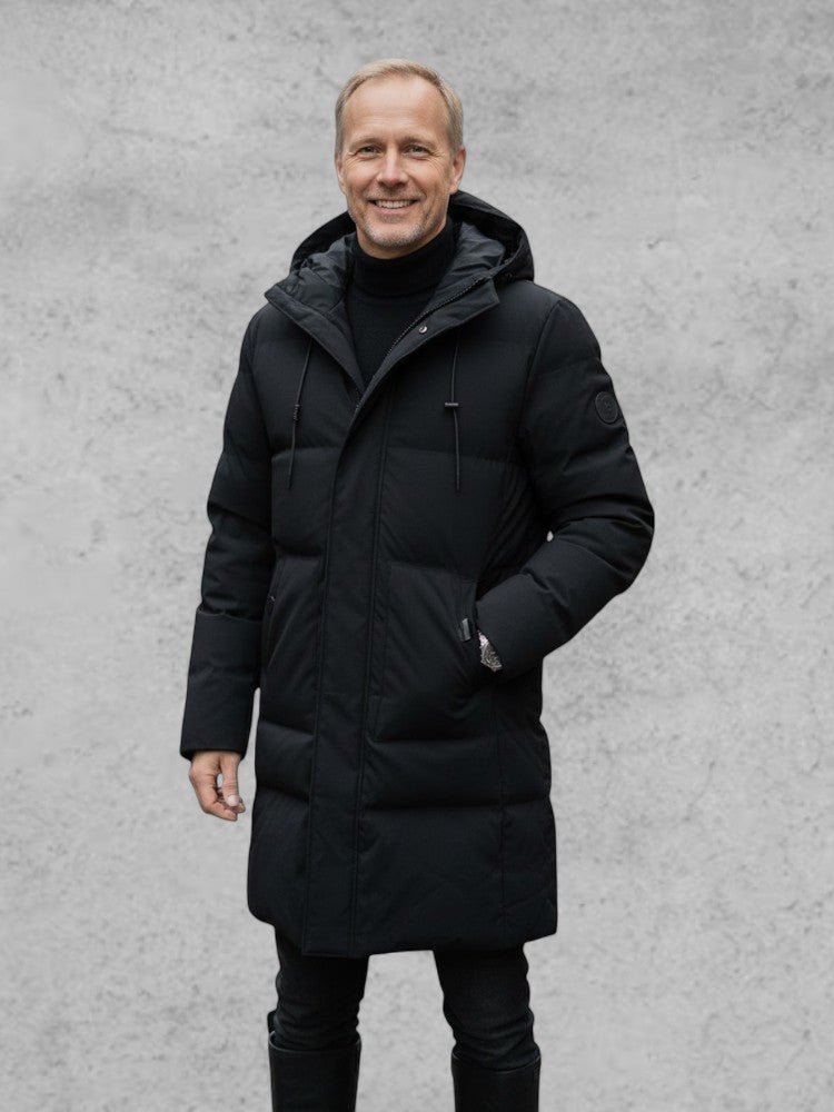 Ravn – Warm, waterproof winter coat – Grey / M
