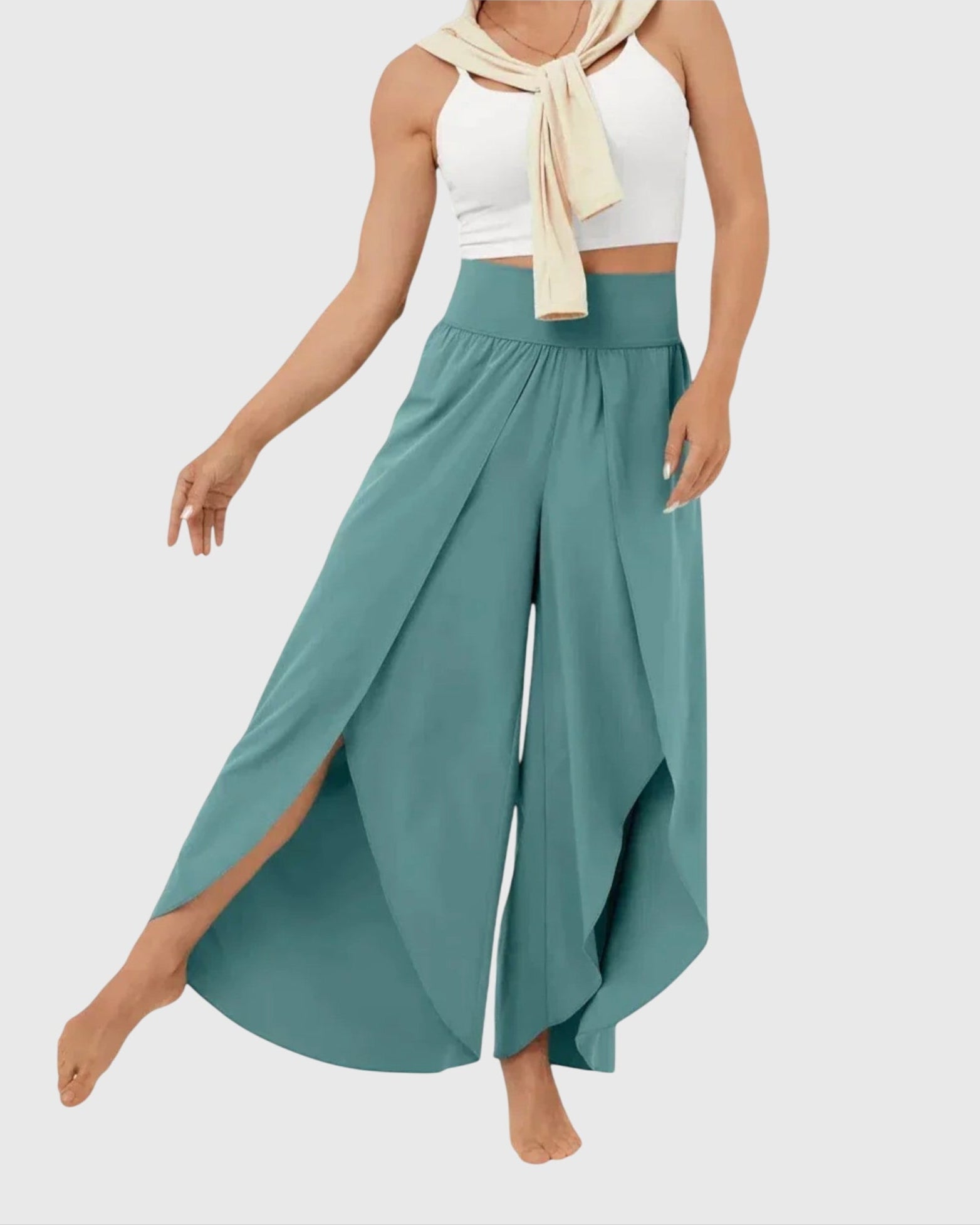 Rikke – AirFlow pants – Light Blue / S