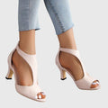 Rikke – Supportive High Heels – Pink / 36
