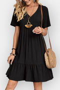 Rikke – V-neck dress – Light Green / L