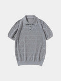 Roald – Woven Leather Polo – M