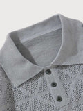 Roald – Woven Leather Polo – XL