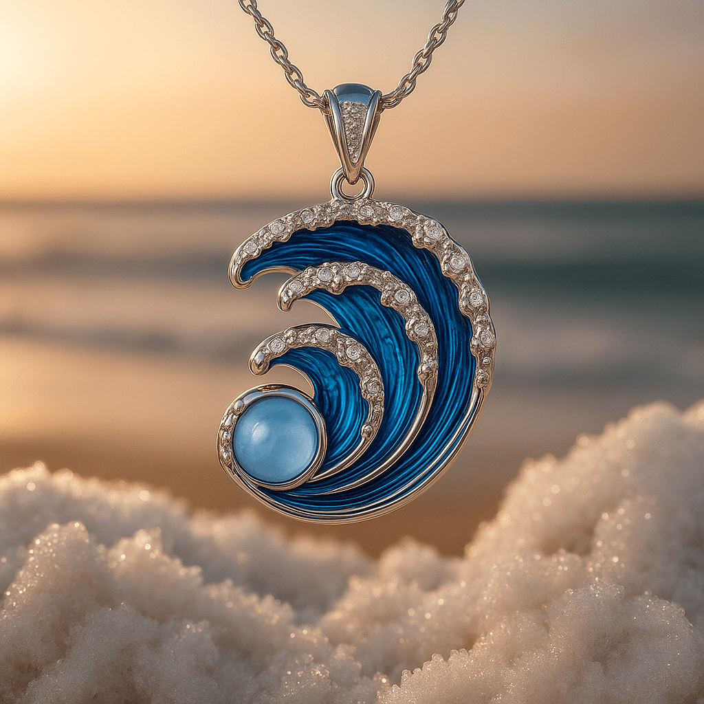 Ronja – Silver Wave Pendant