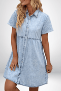 Rosa – Denim Dress – Dark Blue / L