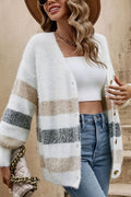Rosa – Long cardigan – Khaki / XL