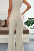 Rosa – Two-piece set – Taupe / M