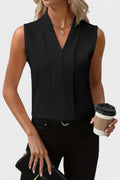 Rosa – V-neck top – White / M