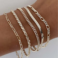 Set of Bracelets in Gold – White Gold