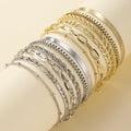 Set of Bracelets in Gold – image 3