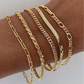 Set of Bracelets in Gold – Gold