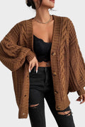 Saga – Oversized cardigan – Brown / S