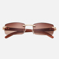 Saga – Unisex Glasses – Dark Grey lenses / Wooden frame