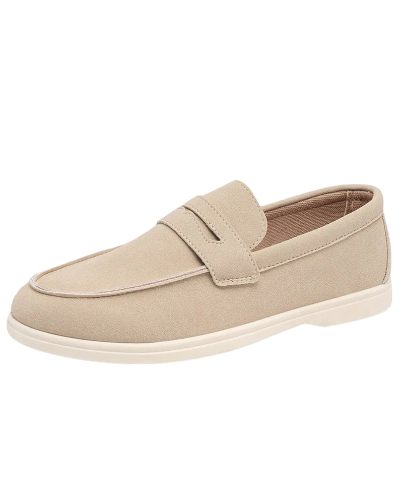 Sant Antonio Suede Loafers – Beige / 39