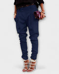 Sara – Elegant trousers – White / L