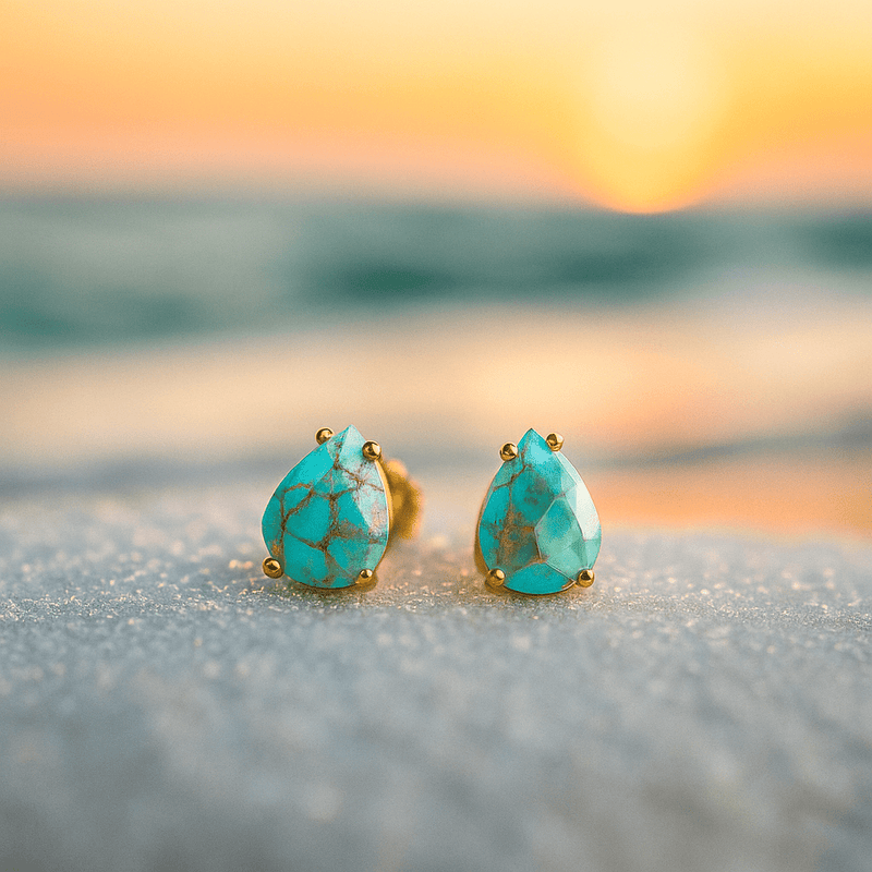 Sara – Turquoise earrings