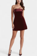 Sariya – Velvet dress – L