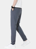 Sebastian – Elastic Waist Pants – Light Green / 34