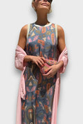 Signe – Floral long dress – Style 1 / XL