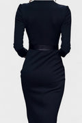 Signe – Elegant dress – Black / XL