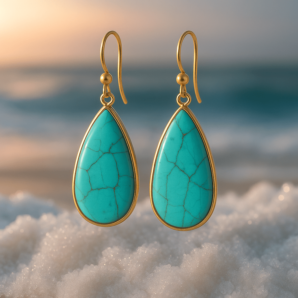 Silje – Sea luster earrings