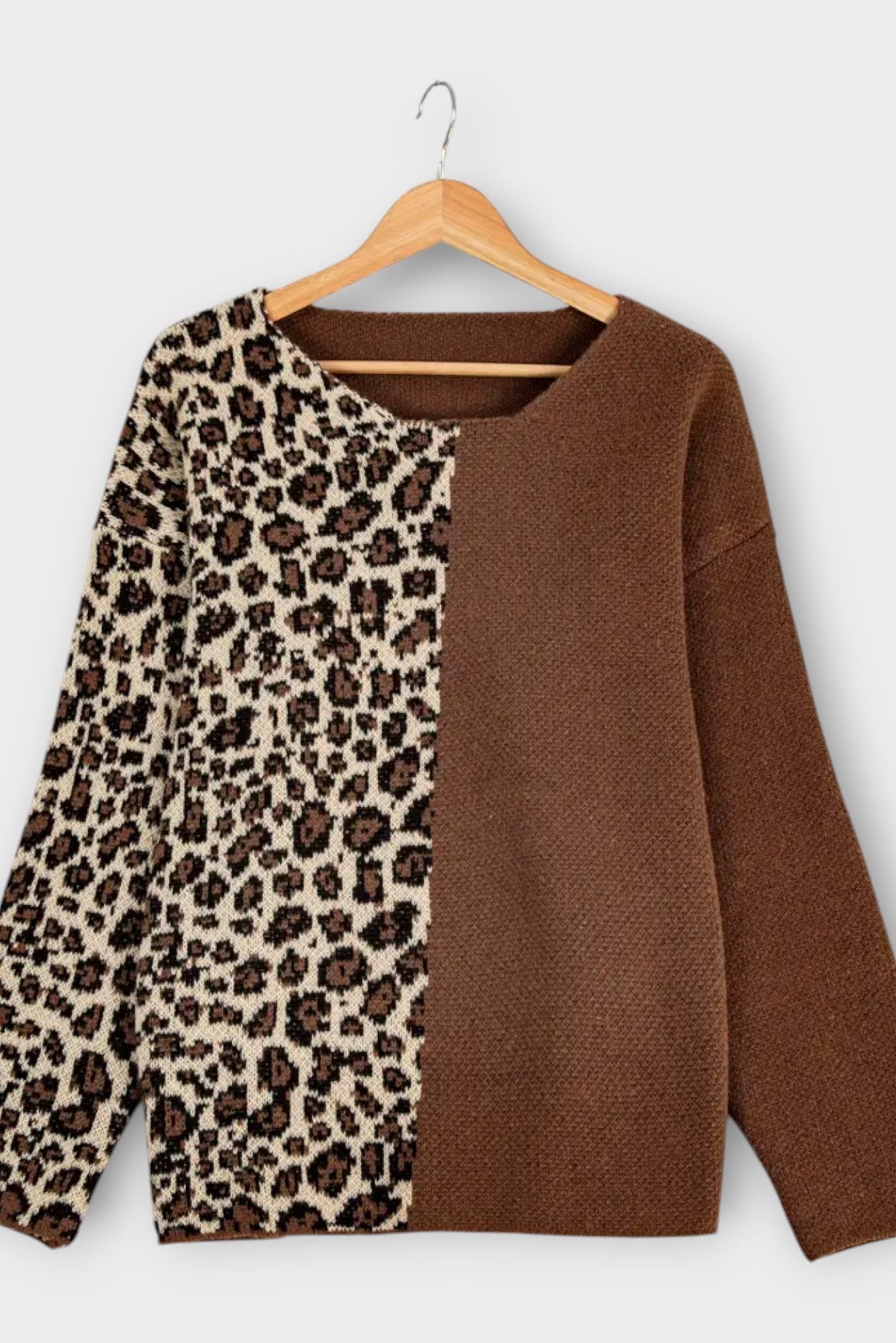 Silje – Leopard knit – S