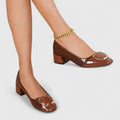 Silje – Supportive Sandals – Brown / 38