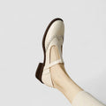 Sofia – Supportive Mary Jane Shoes – Beige / 39