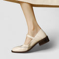 Sofia – Supportive Mary Jane Shoes – Beige / 40