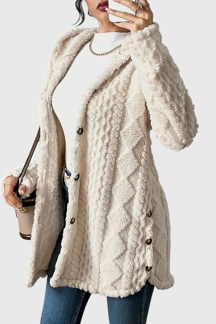 Sofia – Knitted cardigan – Beige / S