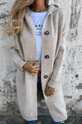 Sofie – Long cardigan – Beige / M