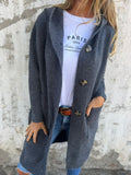 Sofie – Long cardigan – Beige / XL