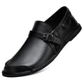 Buckled Leather Loafers – Suitable Brown / 41