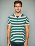 Sten – Striped Summer Polo – Red / 2XL