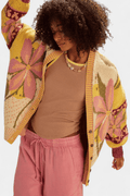 Stine – Floral cardigan – One Size