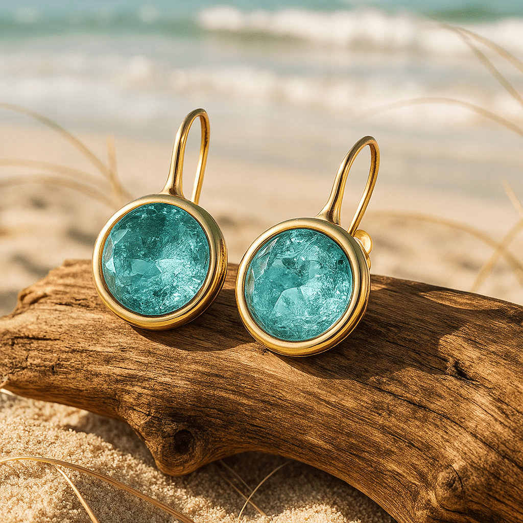Stine – Turquoise earrings