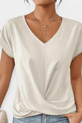 Stine – V-neck blouse – Green / L