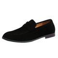 Suede Summer Loafers – Green / 40