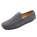 Suede Boat Loafers – Grey / 39