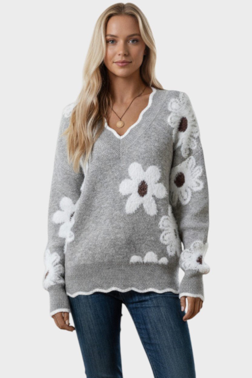 Thea – Floral shirt – S