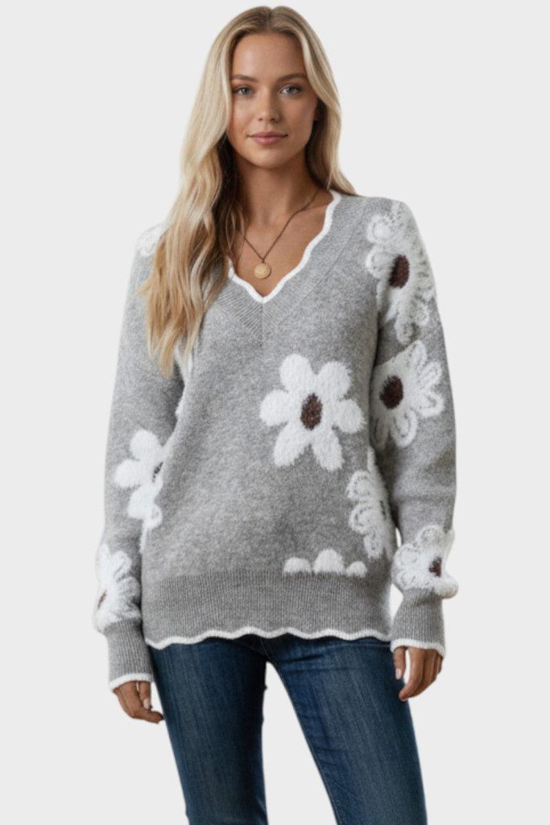 Thea – Floral shirt – S