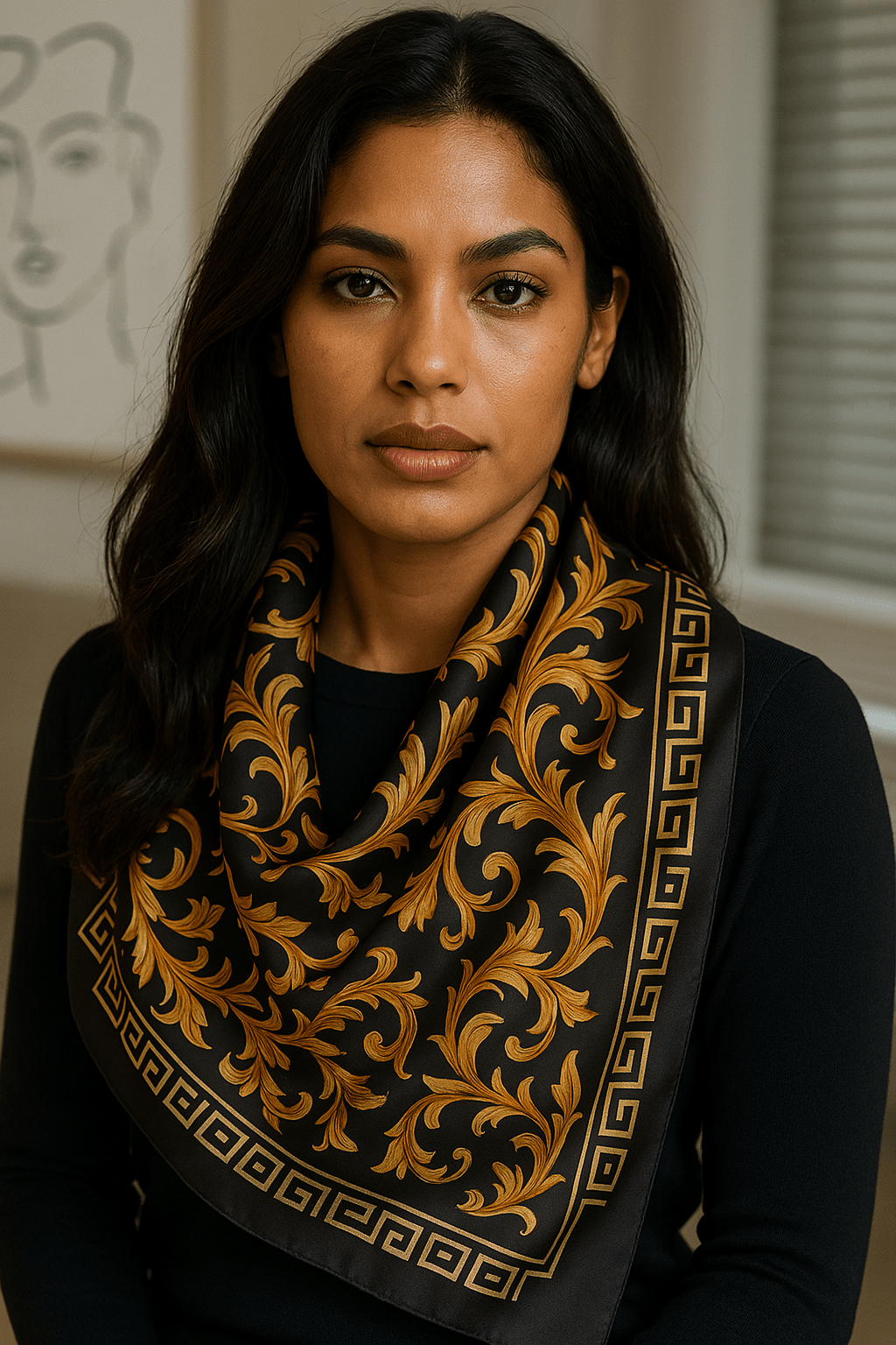 Thea – Silk scarf
