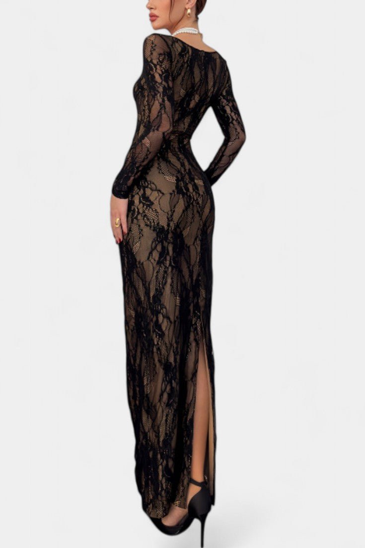 Tilde – Lace dress – Black / XS